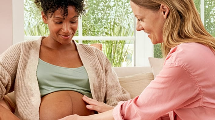 doula and mom